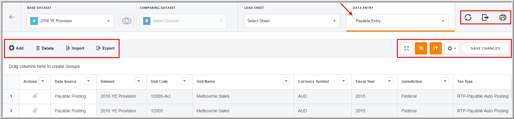 2016 Data Entry Q4 Payable Entry