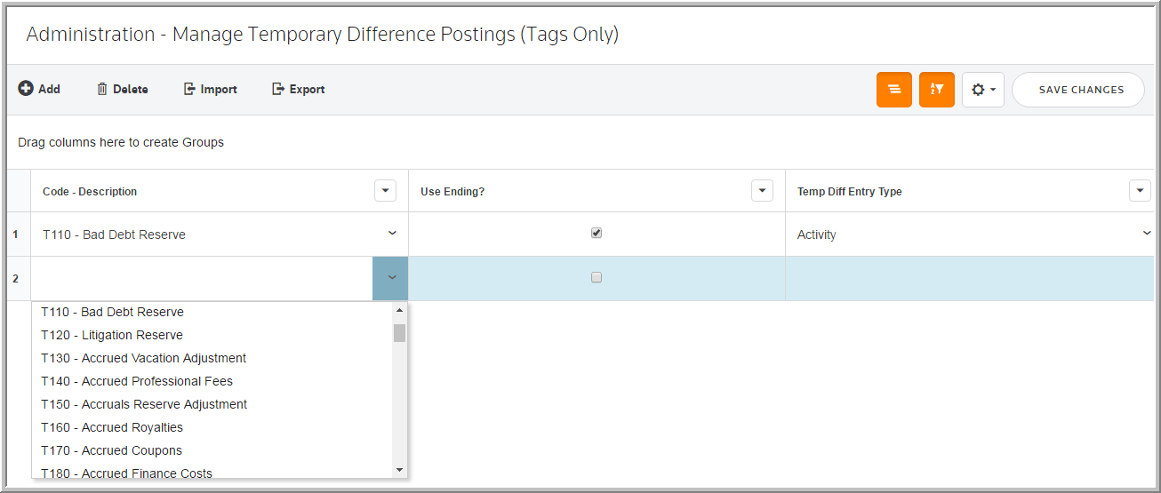 2016 manage temp diff posting tag only