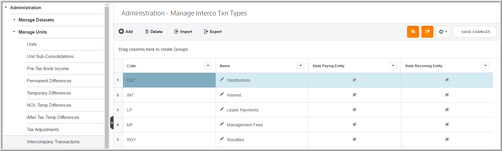 2016 manage interco txn types