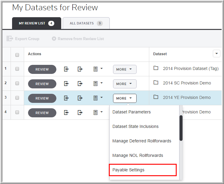 2016 Payable Functionality - Payable Settings