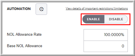 2016 unit enable automation