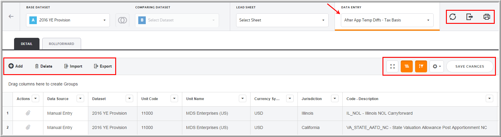 2016 Data Entry Q4 After App Temp Diffs States