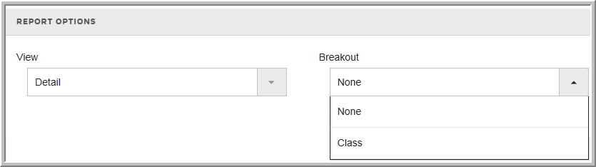 2016 report options