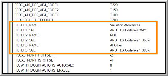 2016 legacy filtered deferred reports