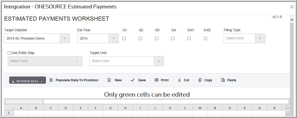 2016 Integration Estimated Payments Worksheet