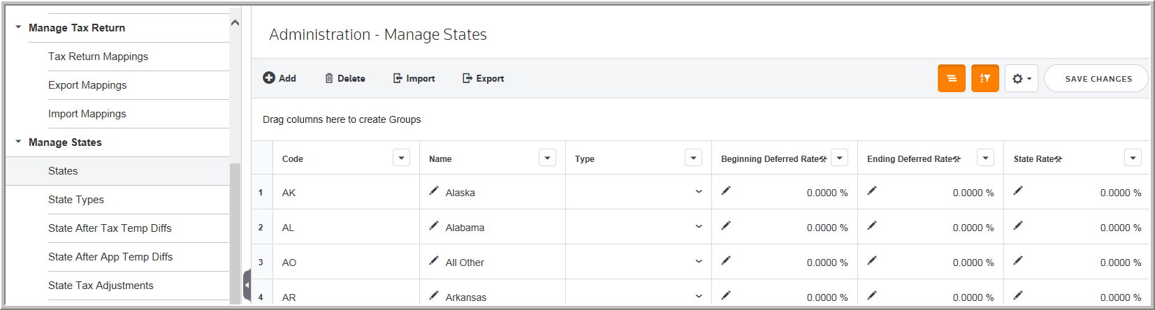 2016 manage states