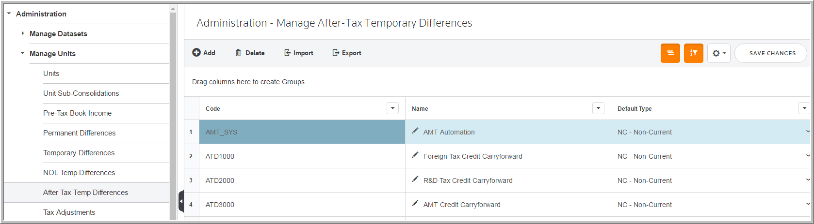 2016 manage after tax temp diffs